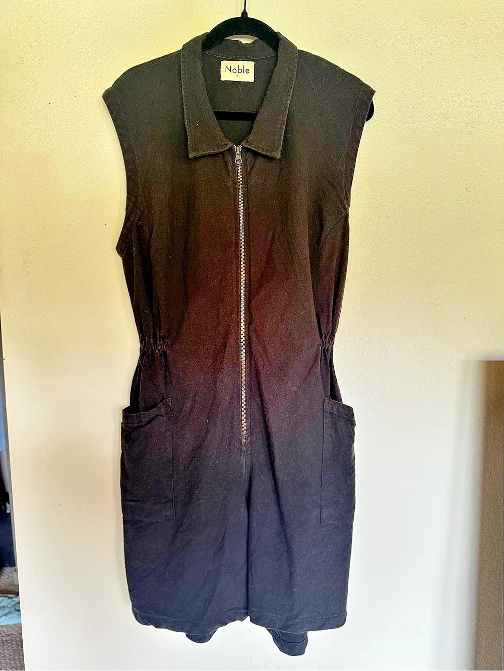 Noble Utility Suit Women's Black Jumpsuit Size 1X